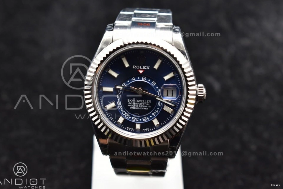 A23J SS SS Bracelet Blue Skydweller Dial Noob on Edition Best Oyster 0210